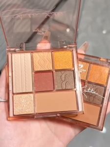 Eyeshadow 7 Warna Combination Matte & Glitter Berkilau Contour Highlighter Tahan Lama