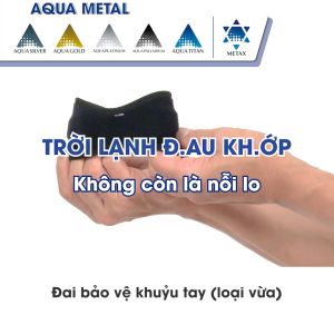 Đai Bảo Vệ Khuỷu Tay Loại Vừa Phiten Supporter Elbow Band Middle Type
