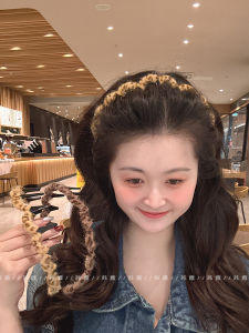 2024 New Arrival Wave Headband Female High Skull Top Face Wash Toothed Hairpin Face Wash Non Slip Bangs Broken Hair Organize Fantastic