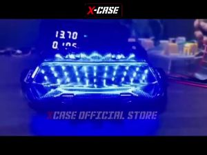 X-Case Lampu Stop Coloseum Aerox New Nvx 2020 2024 Running 7 8 Mode Manual 3 in 1 Sein Kuning WD 209