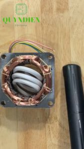 stator lốc quạt gió B3 B4 B5 đường kính 46 (dây đồng) - Linh kiện điện tử Quỳnh Diễn