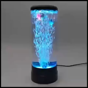 โคมไฟตกแต่ง LED ไฟตั้งโต๊ะ Bubble fish lamp tank โคมไฟบรรยากาศแบบฟองรูปปลา