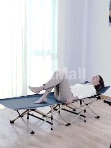 SN เตียงพับได้ เตียงพับ เตียงสนาม ไม่ต้องติดตั้งเตียงพับพักเตียงนอน เตียงพับได้ เตียงสนามพับเก็บได้ ไม่ต้องติดตั้งหลับง่าย น้ำหนักเบาพกพาง่าย