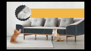 Anti Cat Scratch Cat Scratching Mat Self adhesive Cat Scratch Crawling Pad/Trimmable and Spliceable