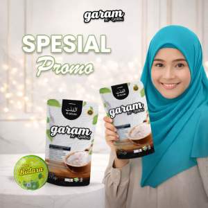 Garam Terapi Al-Qolbu Solusi Hilangkan Energi Negatif Bonus Sabun Bidara