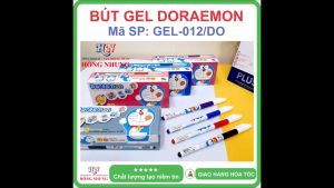 [SÉT] COMBO Hộp 20 Bút Gel Doraemon GEL-012/DO An Toàn Không Độc Hại Kiểu Dáng Nhỏ Gọn