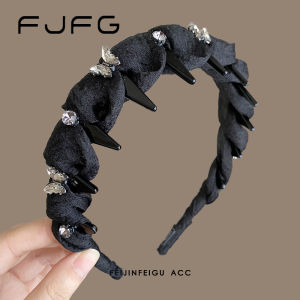 Elegant Wave Hairband Womens Diamond Sparkling Toothed Hairband Face Washing Headband Stylish Versatile New Model