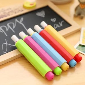 5pcs Colourful Chalk Holder Clip Non-toxic Dust Free for Teachers Writing Blackboard School Office