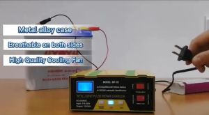 [YOLANDAY] Charger Aki 12V/24V 6-105AH Smart Battery Charger  Mobil Motor Truck Kapal Elektrik Otomati 180W Lead Acid Smart Battery Charger/Charger Otomatis Aki Mobil Motor Kapal Truk