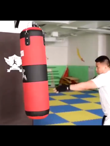 Kickboxing Train 80CM/100CM/120CM Adult Sanda Hanging Boxing Sandbag Childrens Martial Arts Fighting Training Thai Canvas Sandbag Home Fitness Equipment