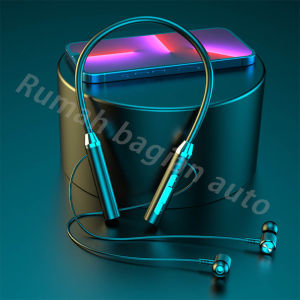 Wireless Headset Neckband Sport Bluetooth Earphone Magnetic Sound Music Stereo Bass with Microphone