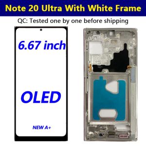 OLED Note 20 N980 N981 Display for Samsung Galaxy 5G Note 20 Ultra N986B N986U N985F N981 LCD Touch Screen Digitizer replacement