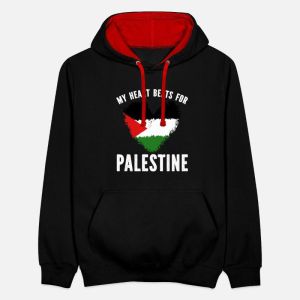 Jaket Hoodie Pria/Wanita FREE PALESTINE Kombinasi Warna