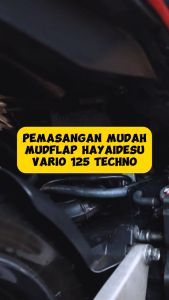 Hayaidesu Honda Vario 125 TECHNO KZR (2012-2014) Mudflap Penahan Lumpur