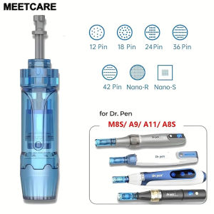 10pcs Bayonet Cartridge Needle for Dr Pen M8S /A8S/ A9/ A11 Microneedle 12/ 18 /24 /36 /42 pin Round / 3D Nano Replacement Tip