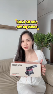Bàn Ủi Hơi Nước Cầm Tay Du Lịch Morico MI830 – 2in1 Hơi + Ủi Khô 5 Chế Độ LED Cảm Ứng Cầm Tay Tiện Lợi