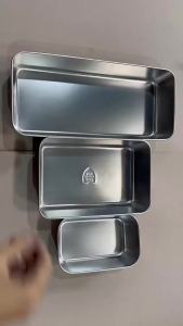 Rectangular Bread Mold Aluminum Alloy Non-Stick Cake Pan Mini Toast Mold Cake Baking Tray Loaf Bread Pan Kitchen Tools Bakeware