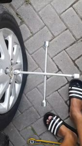 Kunci Roda Mobil Palang 14 Inch 4 Way Cross Wrench Kunci Mobil Palang Silang by Einstein-Store