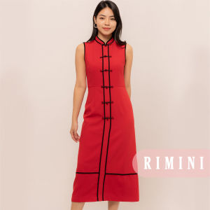 RIMINI - Dress Mandari Wanita Maxi Tanpa Lengan Size XS-XL - WenYi Dress CC32053