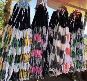 เปล เปลนอน เปลผ้า เปลถัก เปลญวน เปลนอนผู้ใหญ่ เปลริบบิ้น เปลเดินป่า ถักจากผ้า แบบหนา ฝีมือชาวบ้าน ส่งคละสี