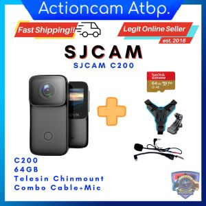 SJCAM C200 1.28”IPS Screen Mini Thumb Camera 4K 60FPS 16MP 2.4GHz WiFi