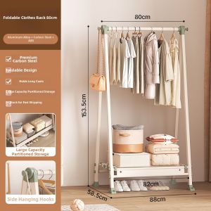 Hotata | Space-saving Coat and Storage Rack