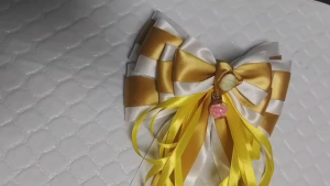 เน็ตผม เน็ตผมโบว์ โบว์ติดผม (กิ๊บสปริง) พร้อมเน็ตผม ริบบิ้นผ้าใหมซาติน งานDIY พร้อมส่ง