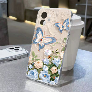 Elegant Butterfly Case For iPhone 17 14 11 15 16 12 13 Pro Max Air X XS Max XR 16e iPhone17 Aesthetic Soft Back Anti-drop Cover