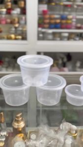 Lốc 50 Hủ nhựa kèm nắp hủ flan đại (90ml)/ tương nhỏ (30ml)