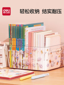 Giá Đỡ Sách Bằng Acrylic Dày Deli Trong Suốt Để Bàn Làm Việc Cho Học Sinh Giá Đỡ Sách Bằng Nhựa Đựng Nhiều Sách Để Bàn Đọc