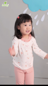 LULLABY - Bộ bé gài dài tay cổ bèo PETIT - NH452N