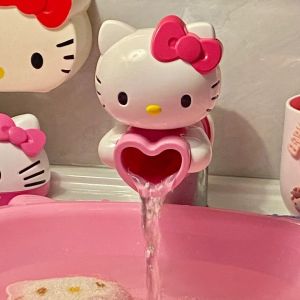 Takara Tomy | Anime Hello Kitty High Quality Faucet Handwashing Splashproof Faucet Extender High Quality Cute Faucet Mouth Birthday Gifts