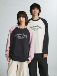 Champion | Autumn New Long-sleeved Raglan T-shirt Contrast Color