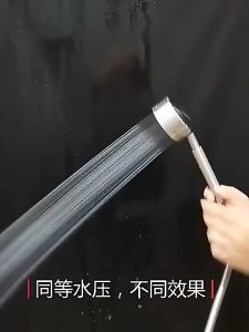 304 Stainless Steel High Pressure Shower Head for Bathroom Wall Mounted Water Saving Handheld Pressurized Rainfall