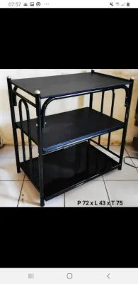 rak tv pf80 / rak buku / rak serbaguna / rak susun 3 / rak kayu