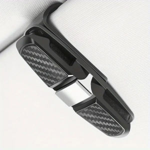 Suitable for Ford Fiesta Ranger Focus Territory Everest Ecosport Fusion Mustang Kuga Raptor Explorer Car Premium Carbon Fiber Car Glasses Clip Ticket Clip Car Sun Visor Car Interior