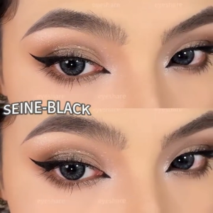 {Bán chạy}1 Cặp Kính áp tròng SEINE-GRAY sử dụng 12 tháng 14.0-14.5mm làm cho đôi mắt to hơn EYESHARE