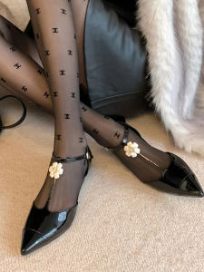 Spring Summer New Womens Sandals Open Toe High Heel Slope Heel Mary Jane Shoes Tea Rose Pattern Leather Inner Material