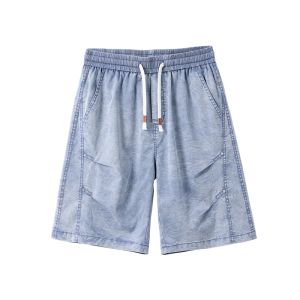 Paul Frank | Quần Short Jean Nam Thiết Kế Nếp Nhăn Thoáng Khí Rộng Rãi