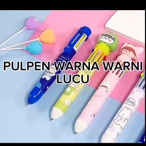PULPEN 10 WARNA ANIMAL ASTRONOT LUCU | PEN 10 WARNA | PULPEN WARNA WARNI LUCU