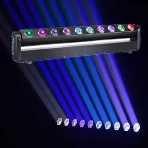 Moving head Led Beam bar RGBW 40watts per eye × 10 full color 4 in 1 lights