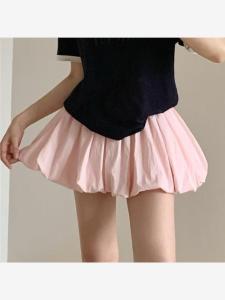 Váy Ngắn Xếp Ly Hoa Ngọt Ngào Cho Nữ Mùa Hè Phong Cách Mới Thường Ngày Nhẹ Nhàng Váy Ngắn Chữ a Chống Ánh Sáng Váy Xếp Ly