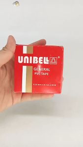 Isolasi Listrik Unibel 19mm x 18meter - Pembungkus Kabel Listrik Vinyl dengan Ketebalan 0.13mm