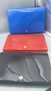 Long Expanding File Folder 13 Pockets Organ Bag Expanding File Bag with Cover File Paper Organizer