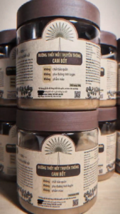 (Combo 2 hũ nhựa - 500g) Đường thốt nốt truyền thống Cam Bốt