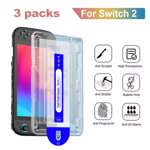For Nintend Switch 2 Screen Protector 1/2/3PCS Anti-Scratch Tempered Glass Films HD Clear for Nintend Switch 2 Games Accessories