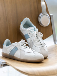 รองเท้าเด็กซ์เทรนเนอร์ MRA Ice Blue สำหรับผู้ชาย ฤดูใบไม้ร่วง รองเท้าลำลอง สปอร์ต ทรงแบน ทรงสีขาว รองเท้าคู่ แฟชั่น รองเท้าผ้าใบ