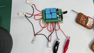 DC 12v 433MHz 4CH Multifunction Receiver RF Wireless Remote Control Switch Relay For Garage cursor Motor LED Light
