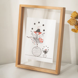 Transparent Double-Sided Cartoon Photo Frame 3D Hollow