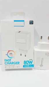 Batok Adapter For VVO V25 Pro Fast Charger 80W Quick Charge3.0 support Fast Charging